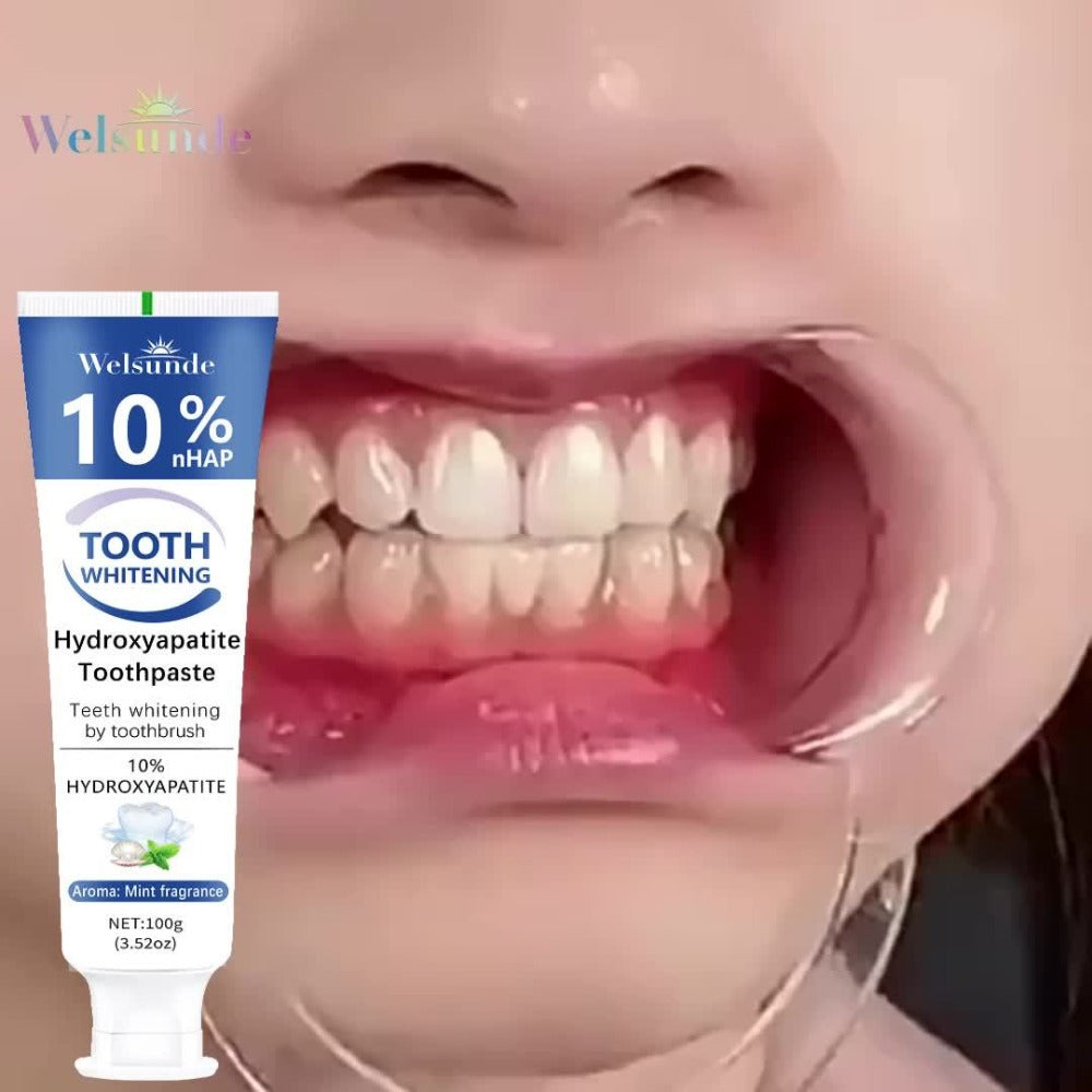 Nano Hydroxyapatite Toothpaste 2-Pack 10% HAp European Formula — Remineralizes Enamel, Deep Cleans & Whitens, Fluoride-Free, Gentle on Gums, Minty Fresh Breath, 100g/3.52oz Each - product image 11