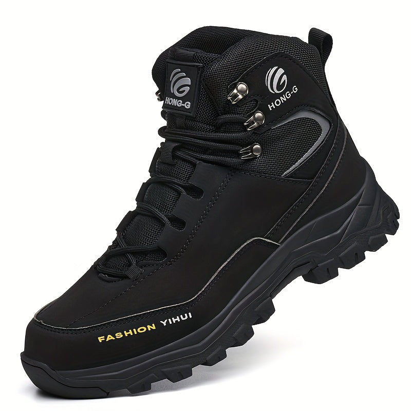Men's Work Safety Boots - High Top Design, Steel Toe Protection - Anti Smash, Anti Puncture, Anti Slip and Wear-resistant Rubber Sole - Suitable for - product image 3