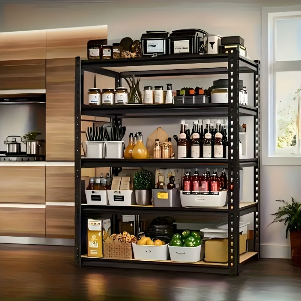 Heavy Duty Metal Shelving Unit 72 Inch – 400 lbs Per Shelf Adjustable Steel Storage Rack for Garage, Warehouse, Home & Office, Industrial Style Utility Shelf, Easy Assembly - product image 4