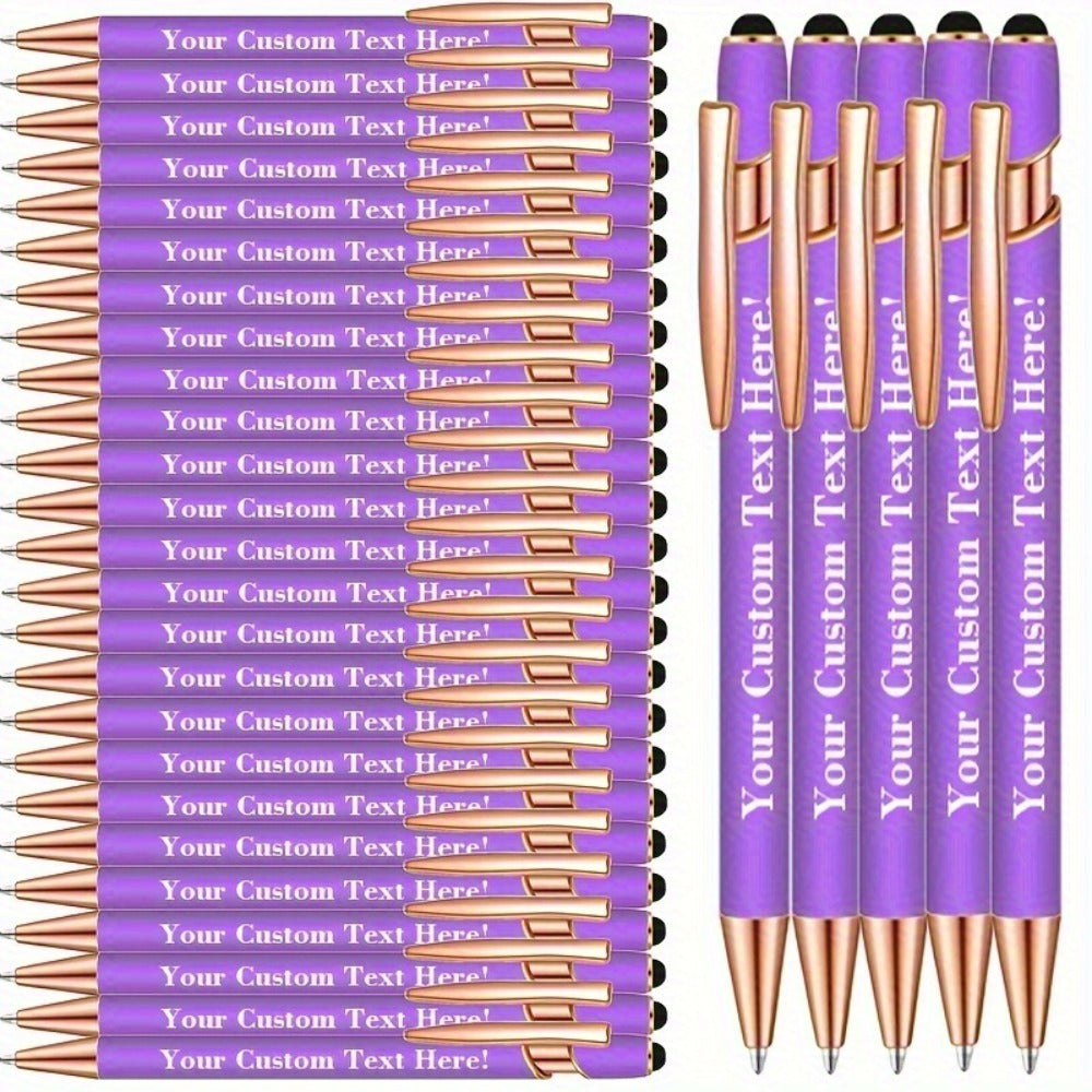 Ballpoint Stylus Pens 30 Pack – 2-in-1 Touchscreen Stylus & Ballpoint Pen with Comfortable Grip, Personalized Engraving, Bulk Set for Office, School, Wedding & Party Favors - product image 13