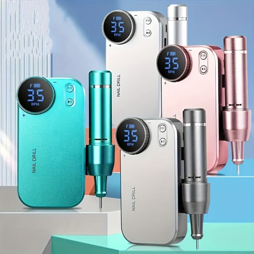 Electric Nail Polisher & Buffer Rechargeable High Power — Professional Manicure Pedicure Machine for Nail Buffing Polishing Dead Skin Callus Removal, Cordless Nail Shine Tool for H - product image 4