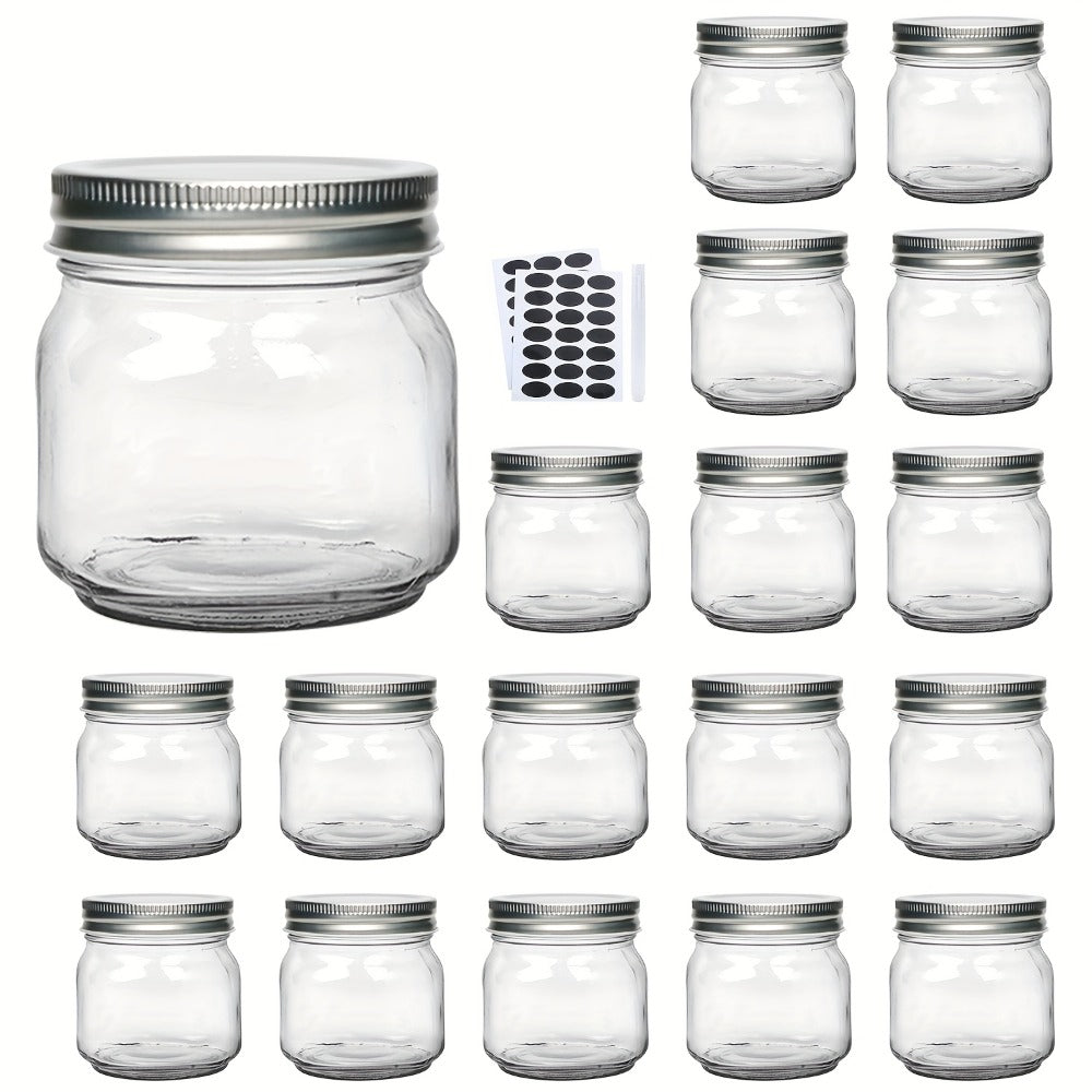 Mason Jars 8oz Glass Jars with Lids – 9/18/27/36 Pack Regular Mouth Canning Jars for Storage, Spices, Jelly, Jam, Honey & Caviar | Dishwasher Safe Spiral Lid Kitchen Storage Contai - product image 19