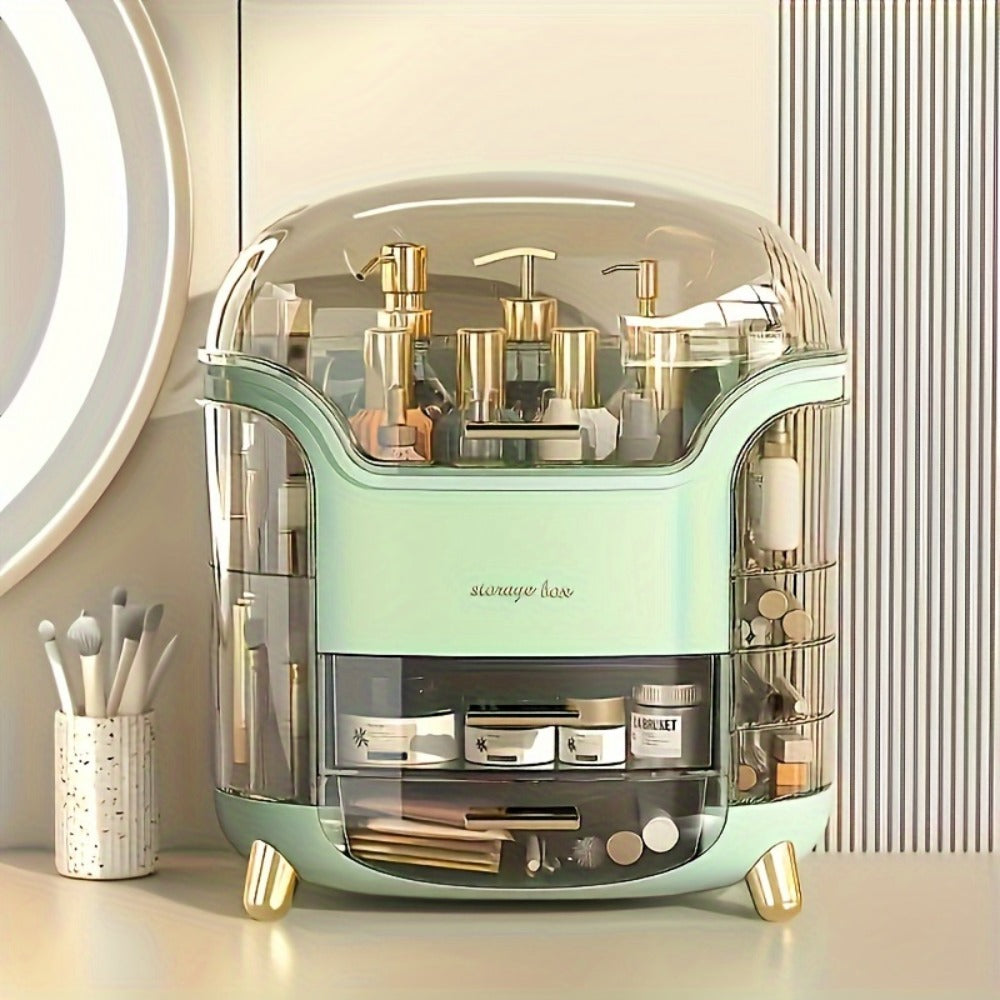 Makeup Organizer Countertop Skincare Organizer Cosmetics Storage Display Case Jewelry Perfume Holder Bathroom Vanity - product image 5