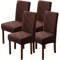 Dining Chair Covers Stretch Jacquard Slipcovers Removable Washable Chair Protector for Kitchen Hotel Restaurant Set of 4 or 6 - product image 36