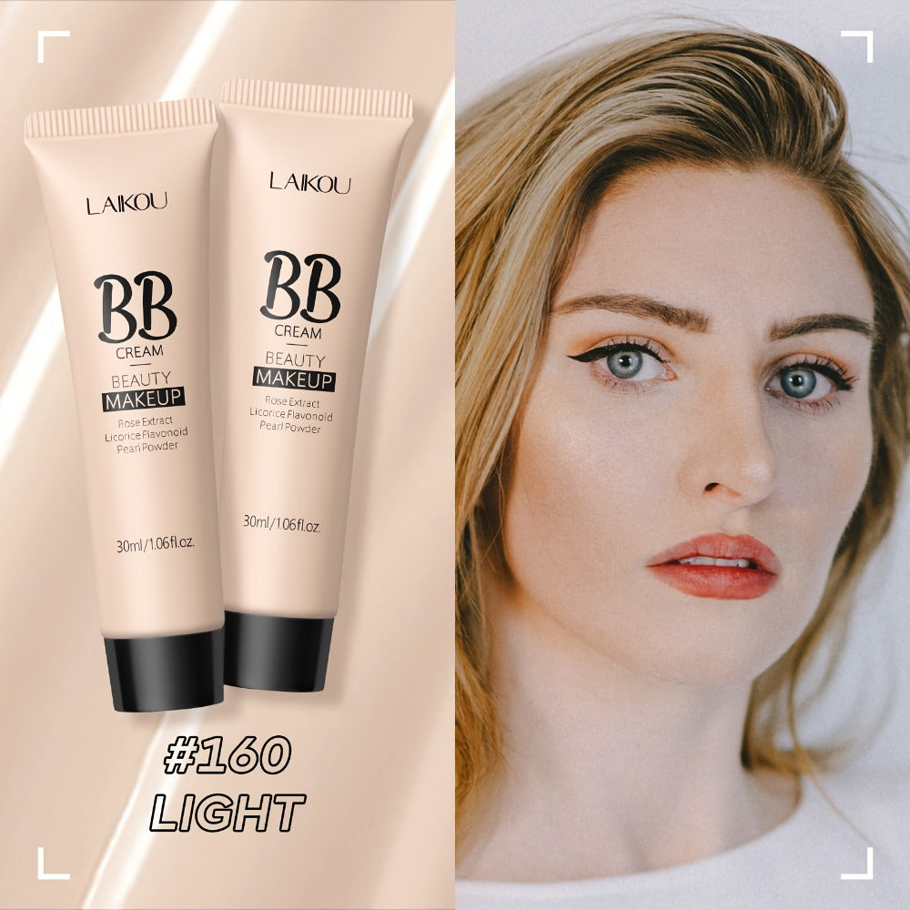 BB Cream 2 Pcs Set Waterproof – Pore-Minimizing Full Coverage Foundation with Blemish Concealer & Glycerin Hydration, 9 Shades for All Skin Types, 30ml Each, Skincare Makeup Hybrid - product image 9