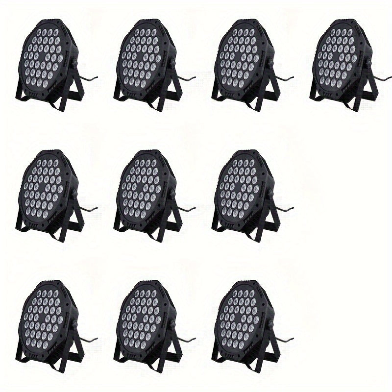 10 pc 36LEDs Stage Par Lights RGB LED Par Lights Sound Activated Auto Play By Remote & DMX Control Party/lights That Sync with Music/lights for Decoration/lights