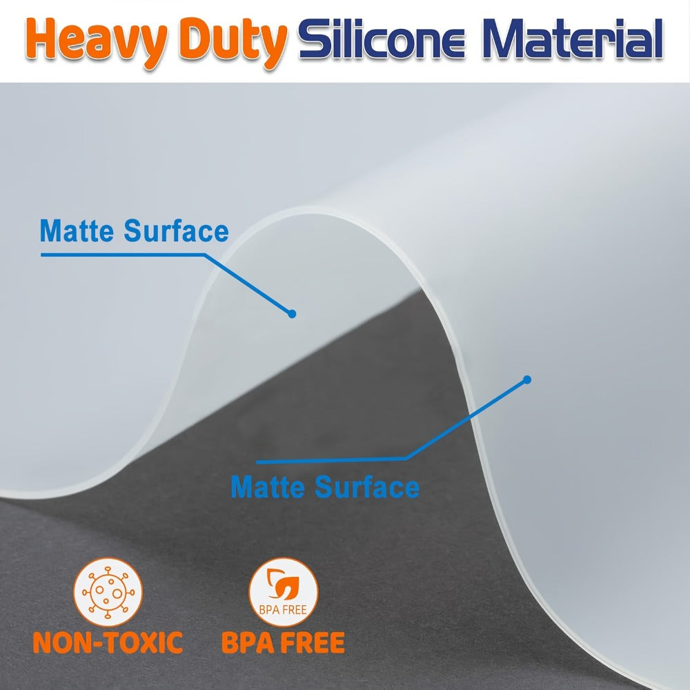 Extra Large Silicone Mat for Kitchen Counter – Nonslip Heat Resistant Countertop Protector, Nonstick Waterproof Craft Mat & Placemat, Multiple Sizes & Colors - product image 14