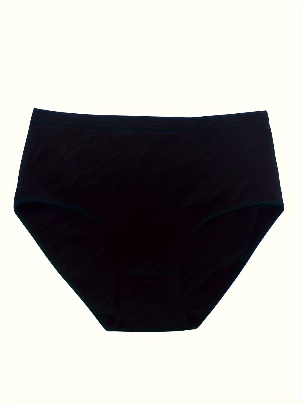 [8pcs High Rise Briefs] 8pcs Solid Simple High Rise Briefs, Comfy Breathable Stretchy Intimates Panties, Women's Lingerie & Underwear - product image 13