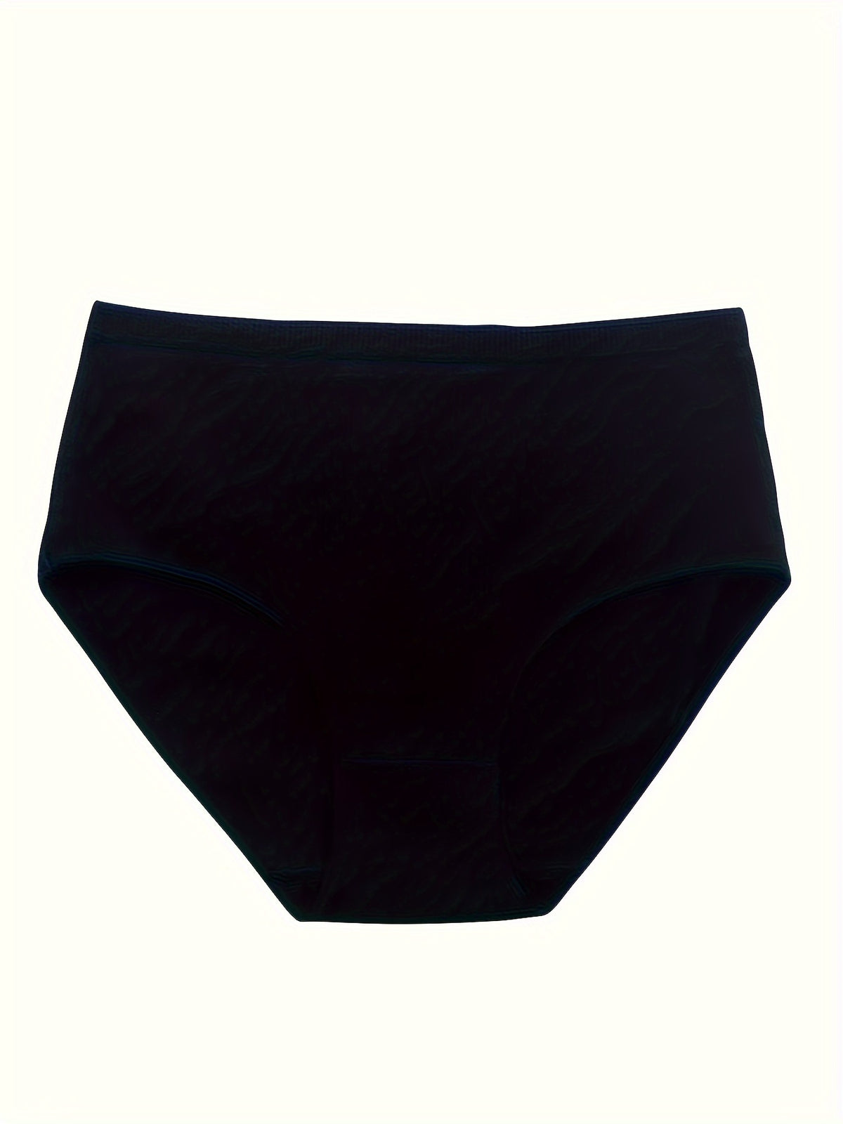 [8pcs High Rise Briefs] 8pcs Solid Simple High Rise Briefs, Comfy Breathable Stretchy Intimates Panties, Women's Lingerie & Underwear - product image 13