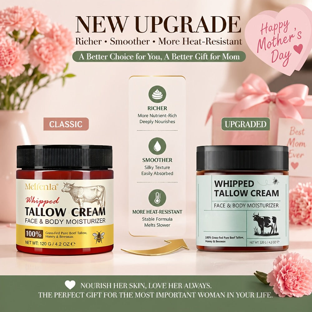 Whipped Tallow Cream 120g Grass-Fed Beef Tallow Honey Beeswax Moisturizing Face Body Hand Cream All Skin Types No Artificial Fragrance Skin Barrier Support - product image 7