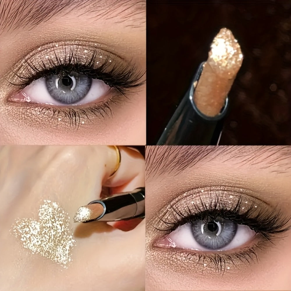 Shimmer Eyeshadow Stick Set 6 Pcs for Women – Pearl Sparkling Waterproof Long-Lasting Eye Makeup Pens with Squalane, Easy Blendable No-Brush Eyeshadow Kit, Gift for Her - product image 8