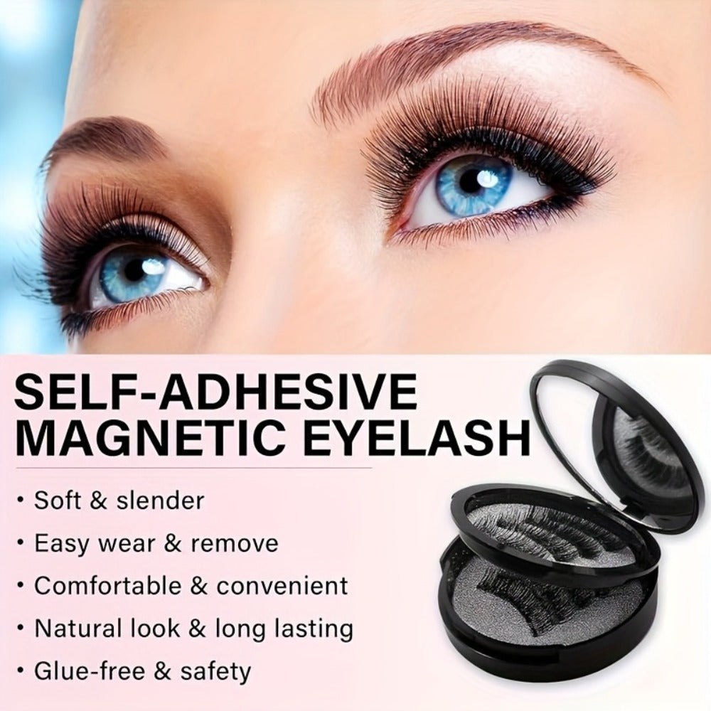 8 Pairs Magnetic Lash Kit with Applicator Clips — 3D Double Magnetic False Eyelashes Set, Waterproof No Glue Reusable Natural Look Lashes for Women Daily Wear & Special Occasions - product image 9