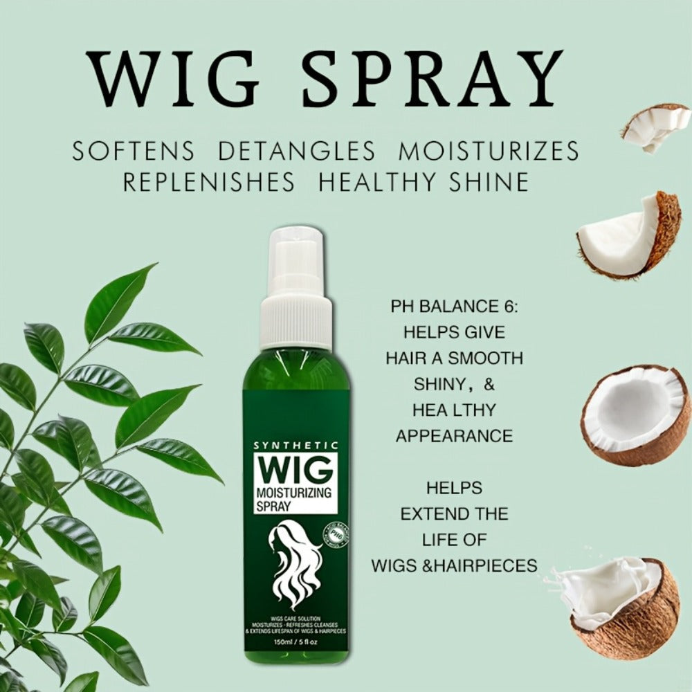 Synthetic Wig Refresher Spray Leave-In Conditioner — Revitalizes & Detangles Wigs & Hairpieces, Cleanses Between Washes, Extends Wig Lifespan, Soft Fresh Scent, Daily No-Rinse Wig  - product image 8