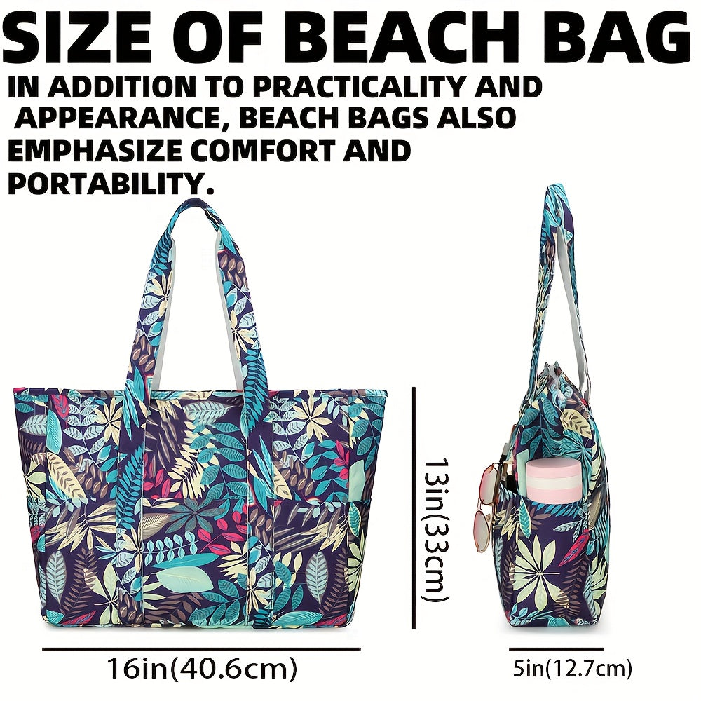 Sandproof Swim Pool Bag with Dry Wet Separated Pocket Lightweight Travel Utility Bag | Beach Tote Bag for Women - product image 3