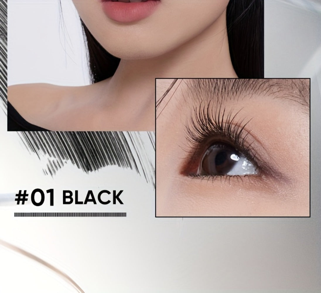 3D Curling Mascara Waterproof Volumizing Lengthening Smudge-Proof Nourishing Eyelash Wand Long-Lasting Black Brown Korean Makeup Style for All Eye Types Women - product image 23