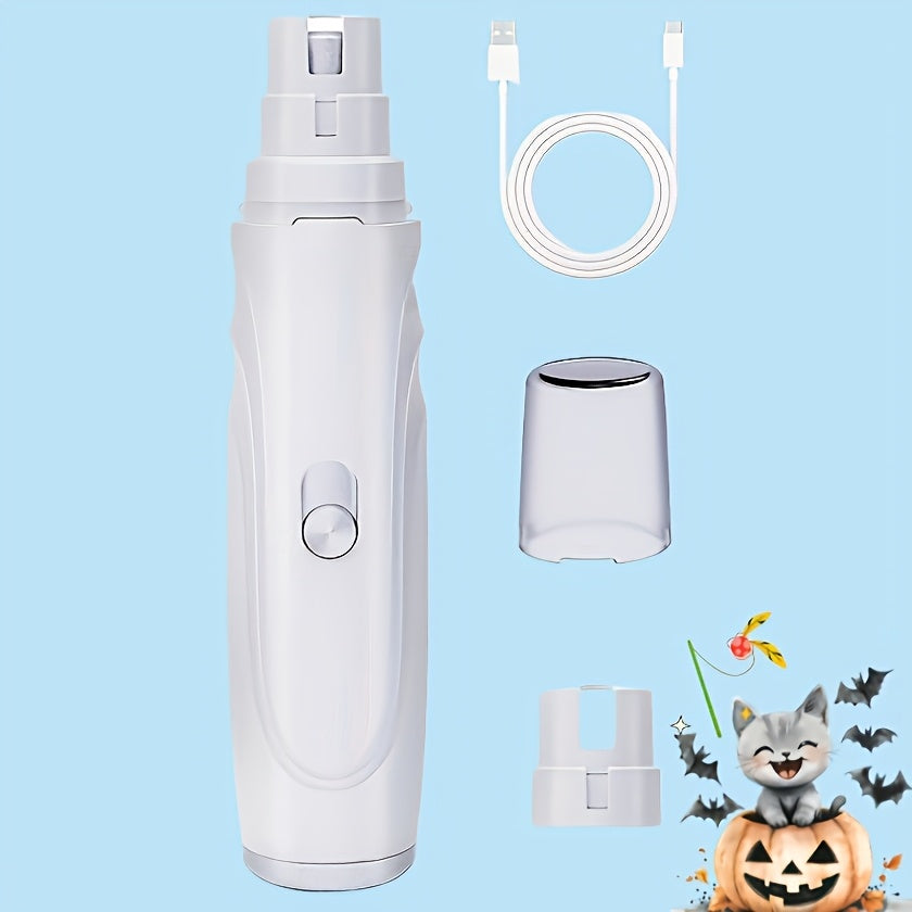 Dog Nail Grinder Electric 2-Speed – Professional Pet Nail Trimmer with High-Speed Motor, Featherlight Quiet Nail Clipper for Puppies & Dogs, Safe Home Paw - product image 5