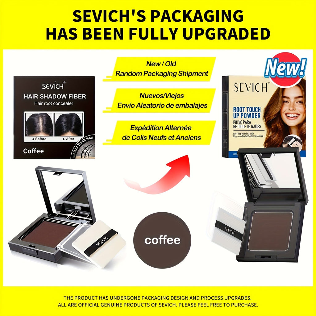SEVICH Hairline Powder 12g Bald Spot & Root Concealer – 24H Stain-Proof Plant Squalane Formula, Instant Gray Root Touch Up Hair Shadow for Thinning Hairline, Coffee Shade, Women &  - product image 12