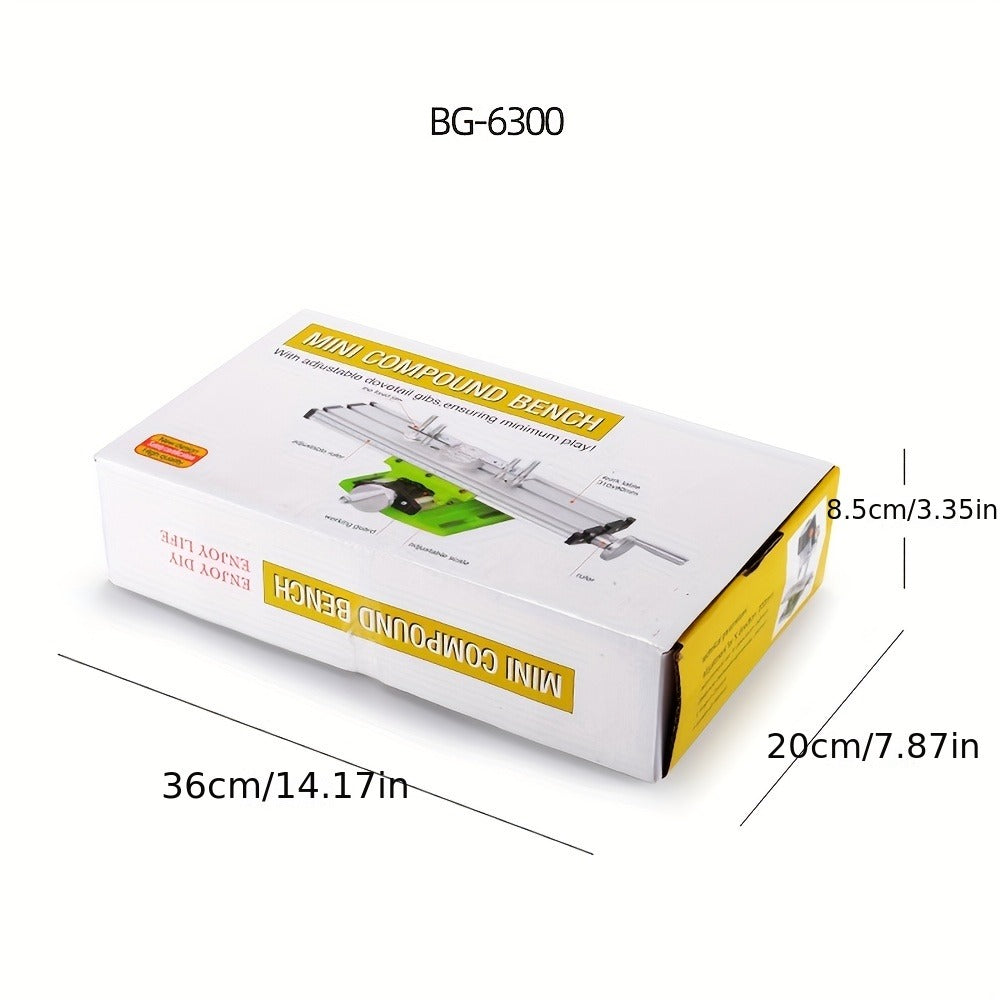 Cross Slide Table BG-6300 Compound Milling Drilling Worktable X-Y Axis Adjustable Bench Drill Press Work Table for Mini Drill Machine - product image 10