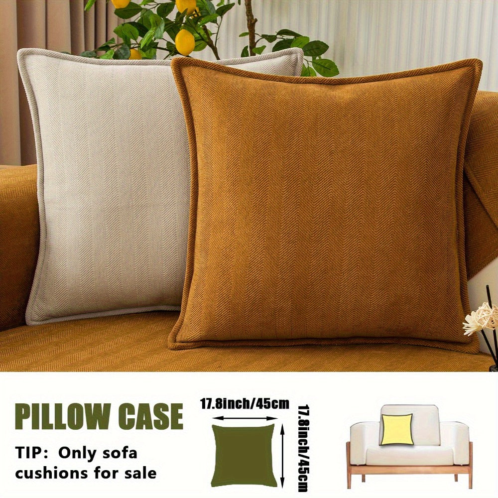 Chenille Ribbed Sofa Cover - Pet Friendly Non-Slip Machine Washable Soft Stretch Slipcover for 1-4 Seater Sectional Sofa Living Room Bedroom Office, 9 Colors - product image 45