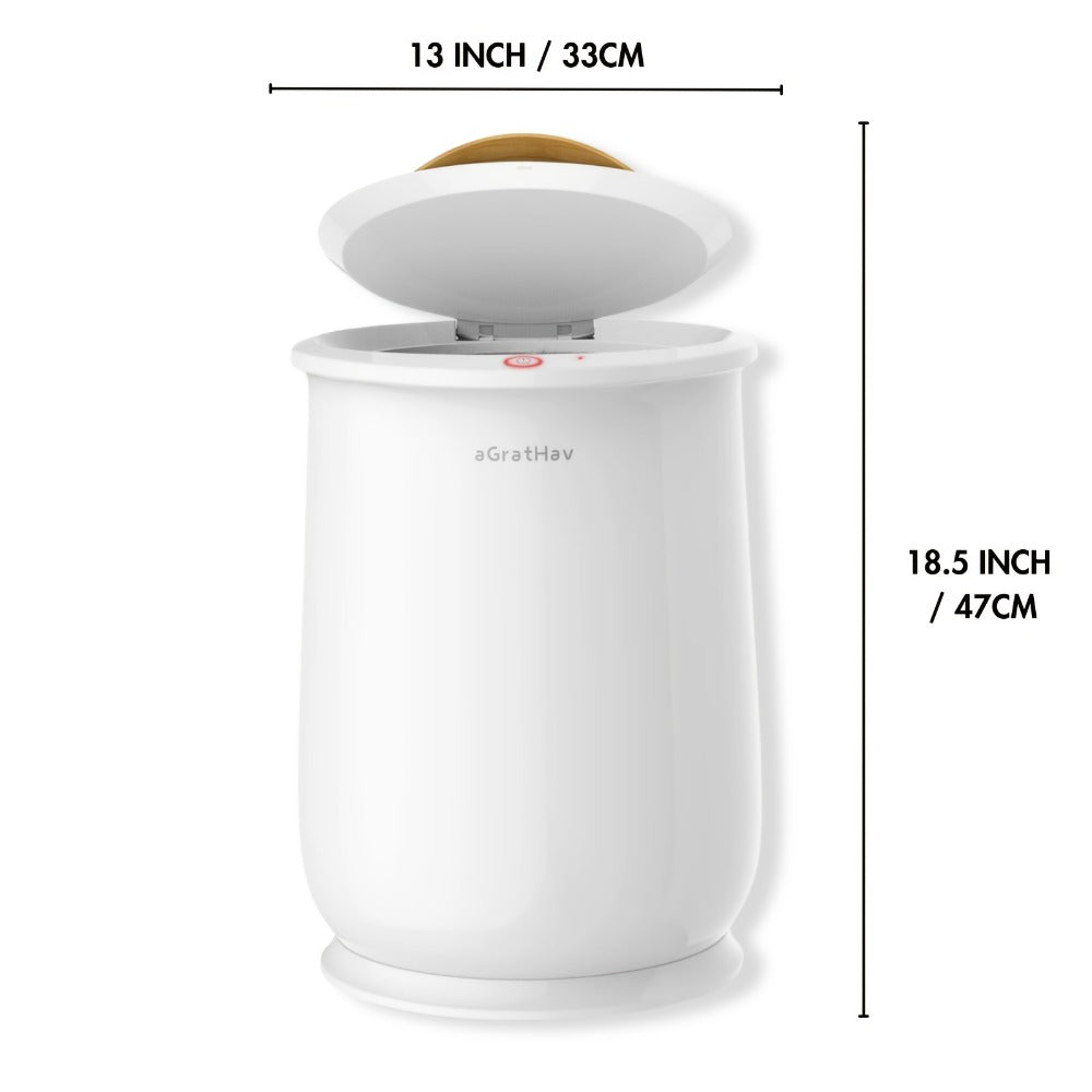 Electric Towel Warmer Bucket Ultra Large Capacity Fits Two 40x70 Towels ETL FCC Certified 1-Min Heat Auto Shut-Off Silent Spa Bathroom Heater Lavender Disc Gift - product image 3