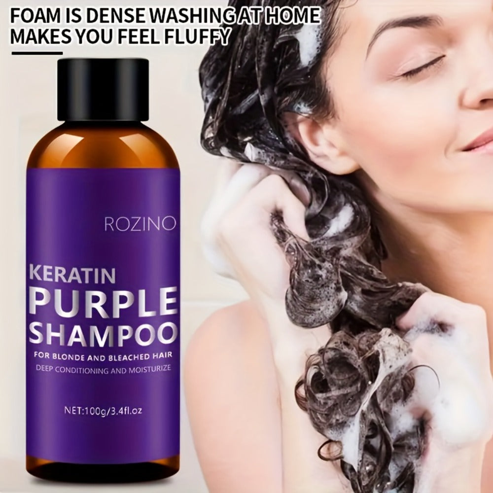 Purple Shampoo and Conditioner Set 2pcs – Toning Deep Cleansing & Moisturizing for Blonde Silver Gray & All Hair Types | Strengthens Hair Prevents Breakage & Split Ends - product image 4