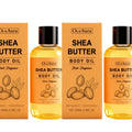 Shea Butter Body Oil Moisturizing Non-Greasy Fast Absorbing Lightweight Formula – Gentle Mild Cleansing Soft Smooth Skin All Body Daily Skin Care Value Pack 3.38oz 2pcs - product image 7