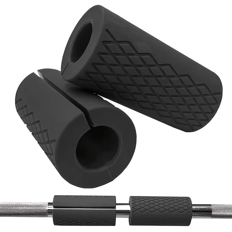 Barbell Add-On | Rubber Dumbbell Grip Strengtheners 2pcs - product image