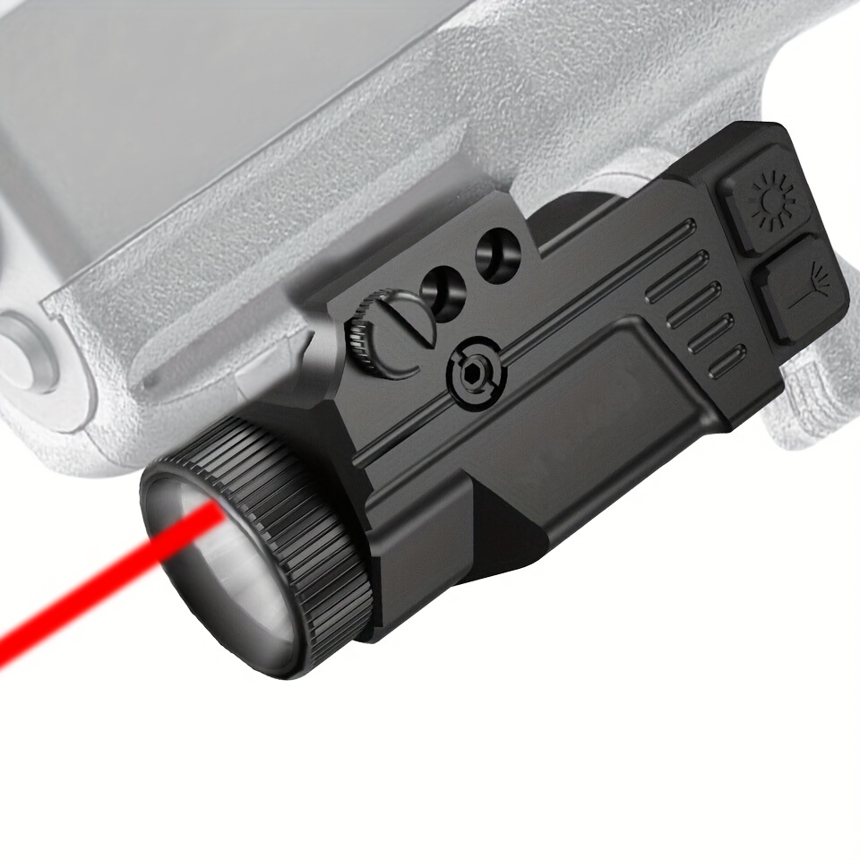 Green Red Blue Laser, CNC Aluminum, Low Profile, USB Rechargeable, 5-Hour Runtime, Fits Space-saving & Full-Size Handguns | Laser Sight for Picatinny Rail Pistols