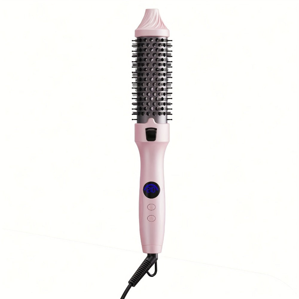 2-in-1 Hot Air Brush Straightener & Curler with Negative Ion Technology – Frizz-Free Blowout Brush with Adjustable Temp Control, Lightweight Travel Hair Styling Tool for All Hair T - product image 3