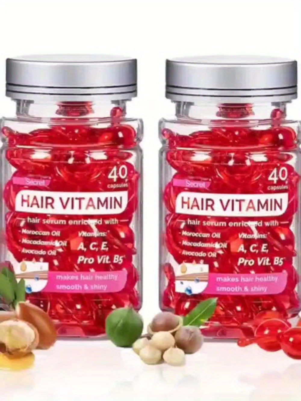 Rosemary Shampoo Set 3pcs — Onion Biotin Hair Growth Shampoo & Conditioner + No-Rinse Hair Vitamin Serum Capsules with Moroccan Macadamia & Avocado Oil | Reduces Shedding & Strengt - product image 11