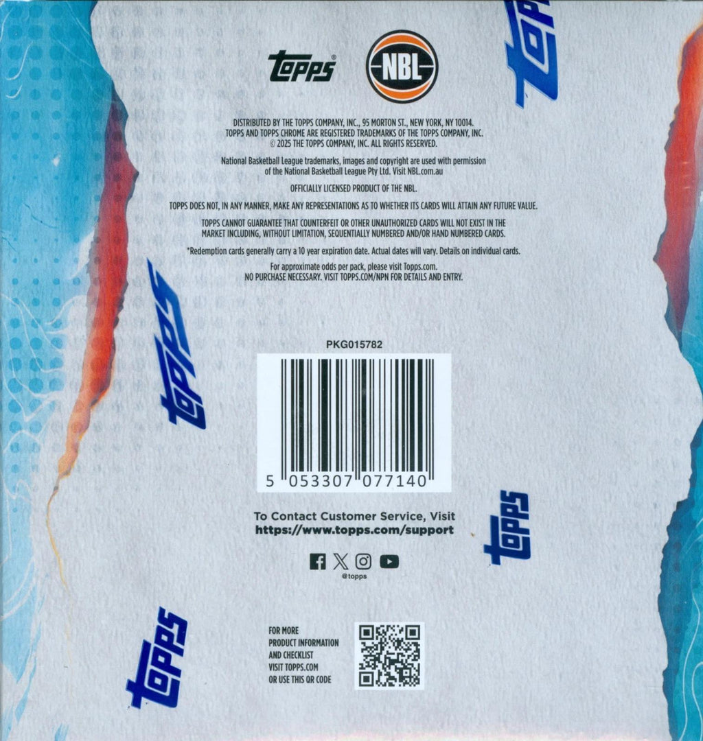 Factory Sealed 60 Cards 10 Packs, Refractors & Autographs, Collector Gift for NBL Fans & Basketball Card Collectors | Topps Chrome NBL Basketball Mega Box - product image 6