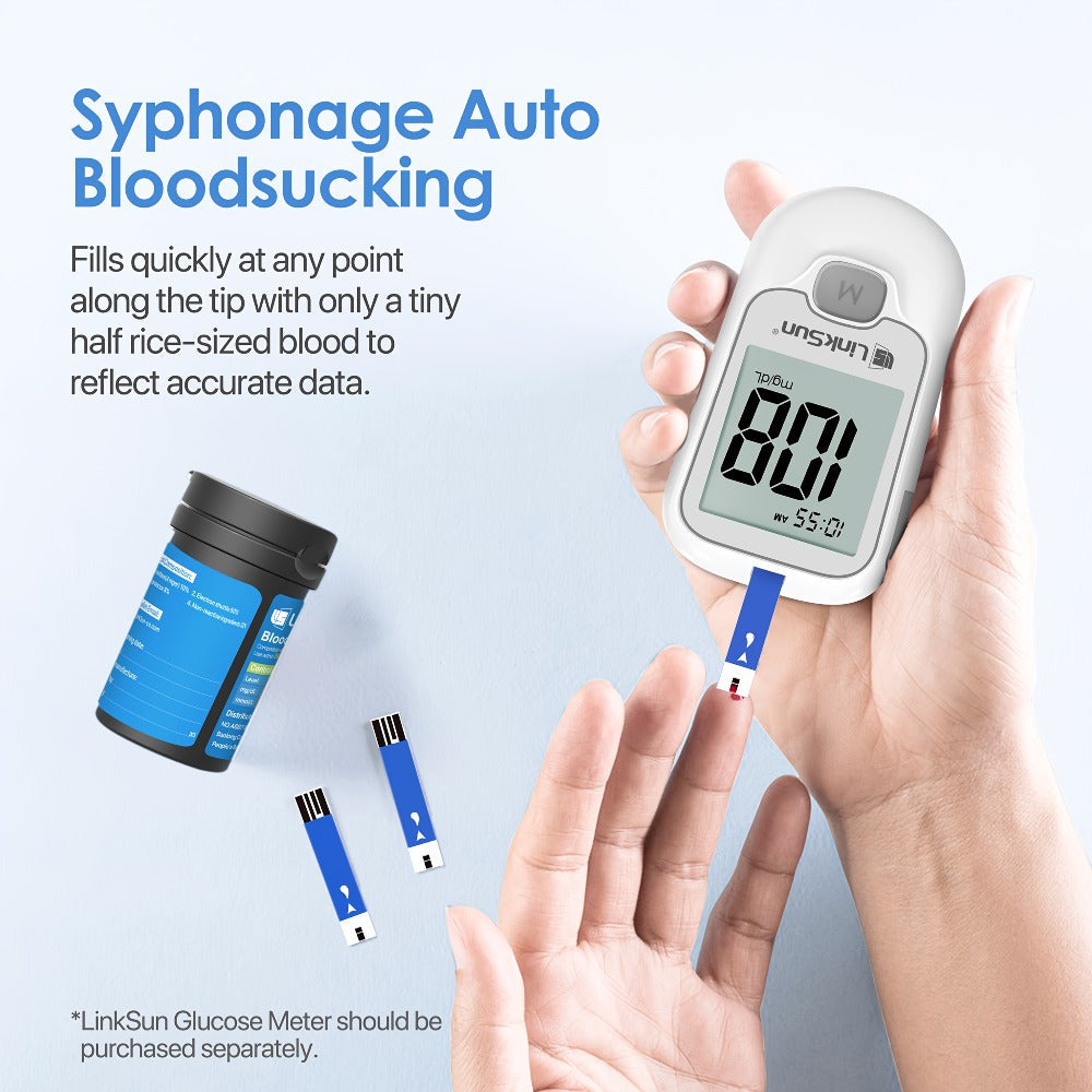 Diabetes Test Strips 100 Count – Compatible with G-425-1, G-425-2, G-425-3 Blood Glucose Monitors - product image 6