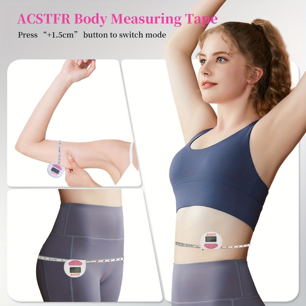 Digital Body Measuring Tape 60 Inch 150cm Smart Retractable Electronic Tape Measure for Weight Loss Waist Hip Chest Arm Body Measurement USB Rechargeable Fitness Tracker Tool - product image 5
