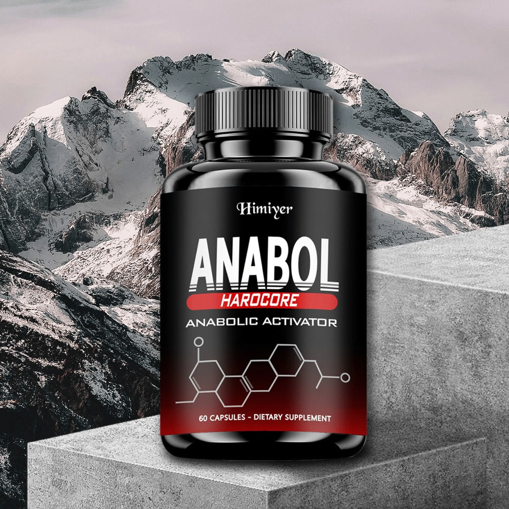 Anabol Hardcore Anabolic Activator for Men — Advanced Energy, Strength & Muscle Performance Formula with 6-Keto-Diosgenin & Hecogenin | Daily Wellness Support | 60 Capsules | 1-3 B - product image