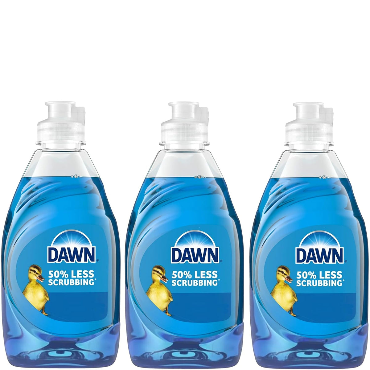 Dawn Ultra Dish Soap Original Scent Value Pack of 3 x 7.5 oz Grease Cutting Dishwashing Liquid for Kitchen Tough Stains Squeaky Clean Dishes Everyday Use - product image 2