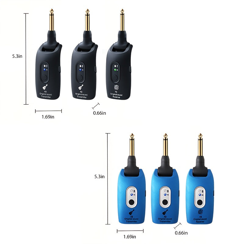 Wireless Guitar System 2.4Ghz Built-In Rechargeable Lithium Battery 270° Rotate Audio Wireless Transmitter Receiver for Guitar Bass Violin Keyboard - product image 11