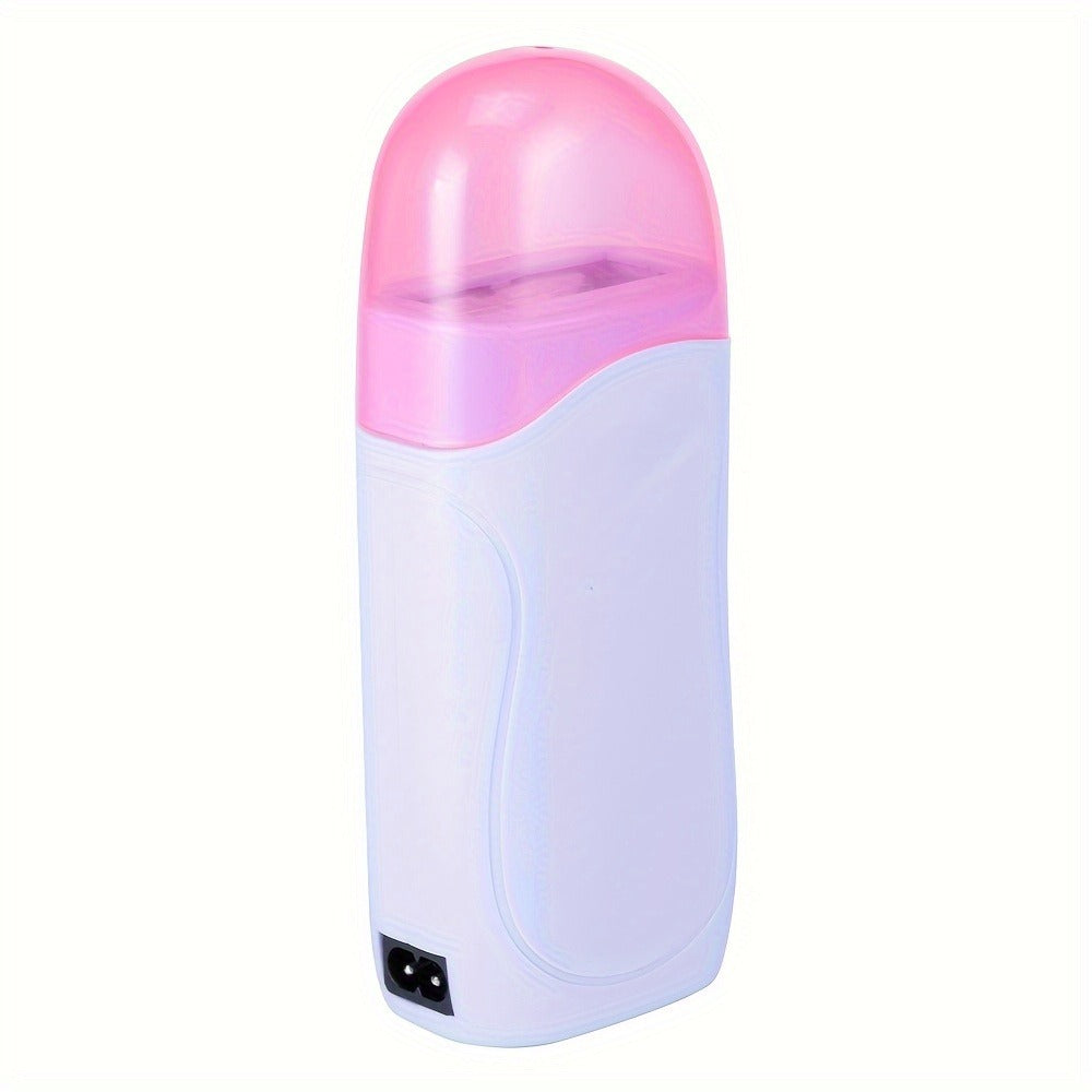 Wax Warmer Roller Kit for Hair Removal — Portable Electric Roll-On Soft Wax Heater for Women & Men, At-Home & Salon Waxing, Smooth Glide Applicator, Travel-Friendly (Light Pink/Gre - product image 9