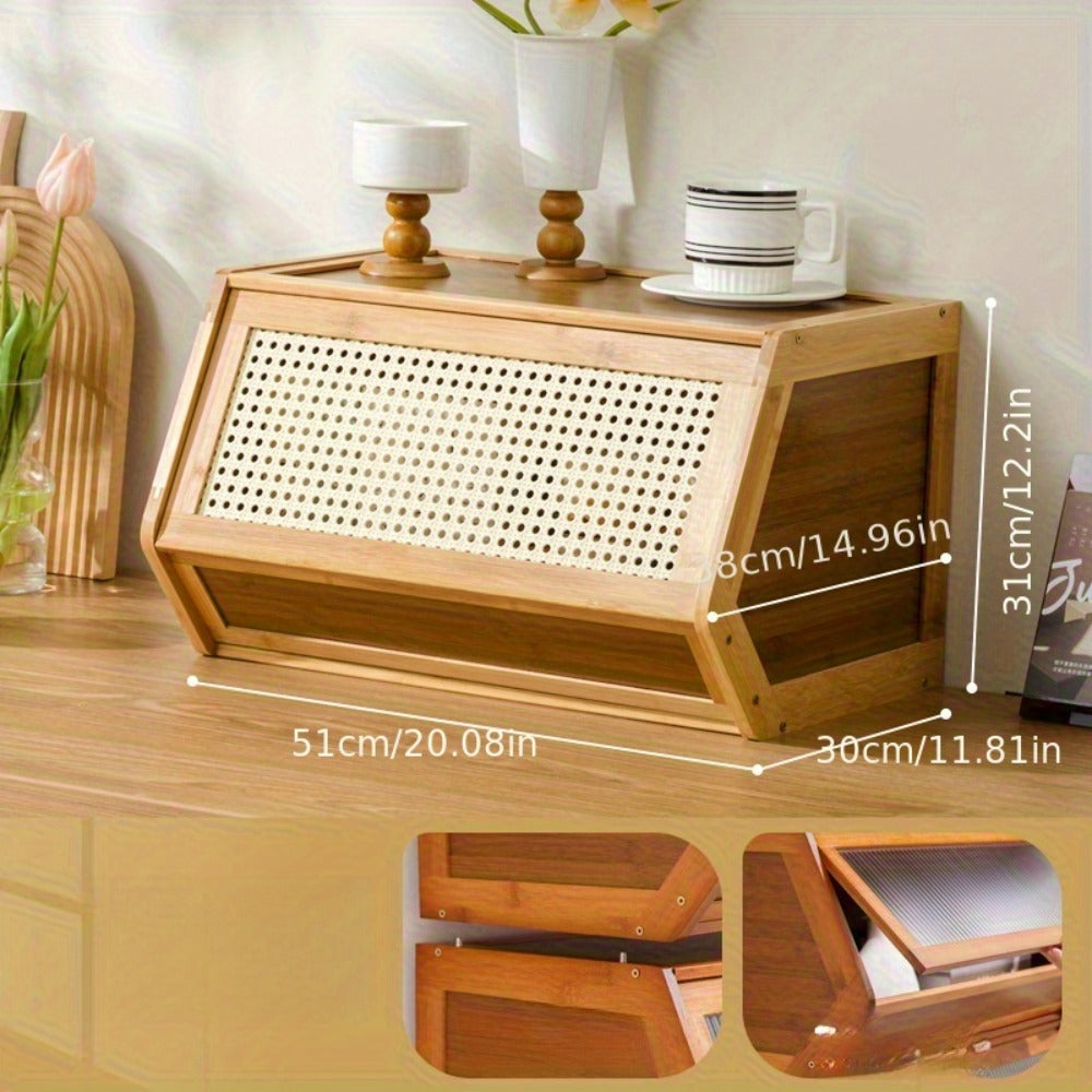 Bamboo Shoe Rack with Flip Drawer Freestanding Narrow Entryway Shoe Organizer 2 Sizes Stackable Storage for Living Room Bedroom - product image 16