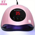 LED Nail Lamp Professional LCD Display Auto Sensor 4 Timer Settings USB Powered Instant Gel Polish Curer No Adapter Needed for Home Salon Manicure Pedicure DIY Nail Art Pink White - product image 18