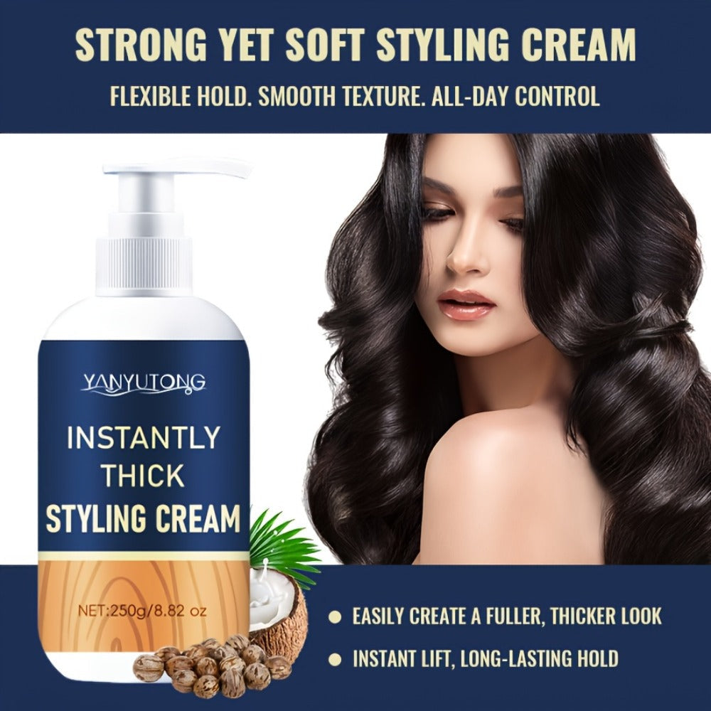 Hair Thickening Cream for Fine & Thinning Hair – Instant Volume Boost with Plant-Based Squalane & Rosemary Extract, Lightweight Non-Greasy Moisturizing Styling Cream, Unisex All Ha - product image 5