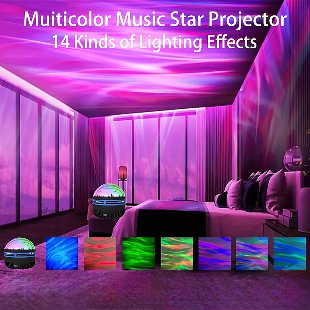 Star Projector Galaxy Night Light with Remote – Aurora Borealis LED Starry Sky Projector, 7 Lighting Effects for Bedroom, Camping, Wedding, Holiday Party & Home Decoration - product image 6