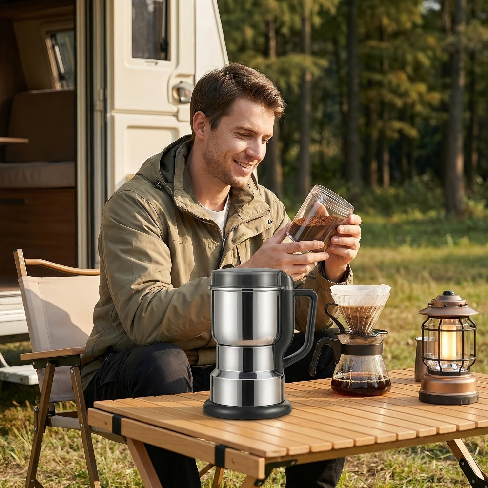 Electric Coffee Grinder 300W 25000RPM – 8-Blade Stainless Steel Spice & Grain Mill for Coffee Beans, Nuts, Spices | Home, Cafe & Camping - product image 14