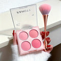 Blush Palette with Brushes Set 4-in-1 — Low Saturation Matte Powder Soft Gradient Finish, Buildable Coverage for Cheeks & Eyes, All Skin Tones, Natural Everyday Makeup Look - product image 10