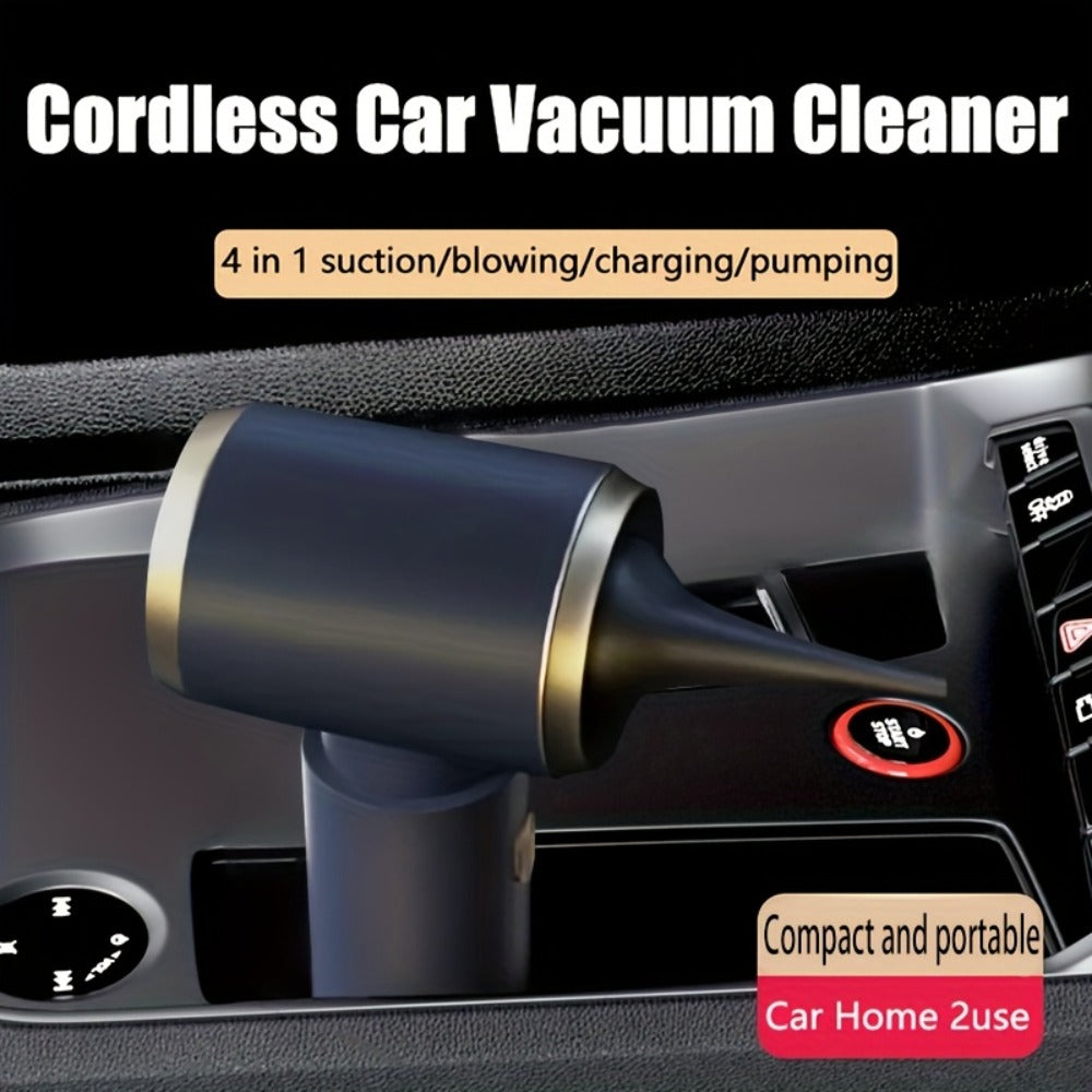 2-in-1 Handheld Vacuum Blower USB Rechargeable Cordless Mini Vacuum Cleaner Blow Suction Mode with Filter Dust Cup for Home Car Office Keyboard Lightweight - product image 2
