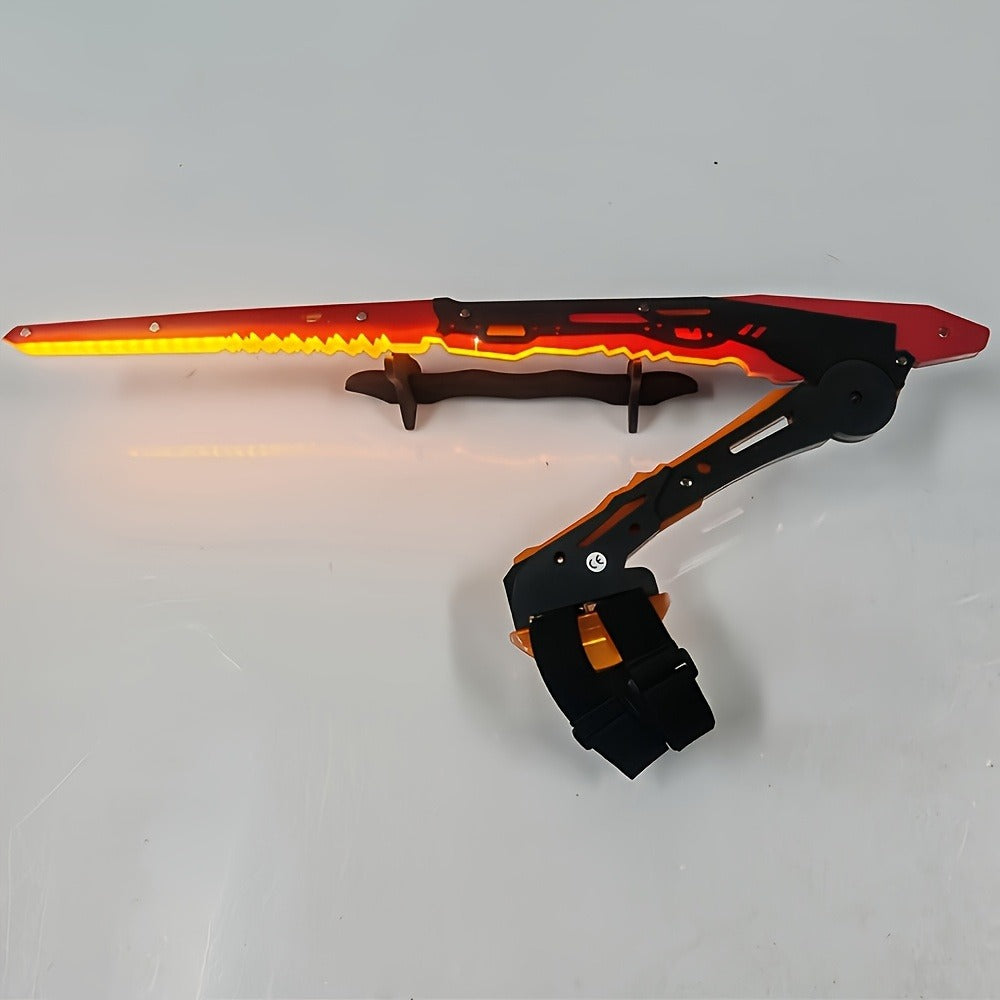 Luminous Blade for Halloween Costume Cosplay Sci-Fi Role Play Party, Rechargeable Red & Blue Single or 2pcs Set for Men & Women – LED Mantis Knife Cyberpunk - product image 8