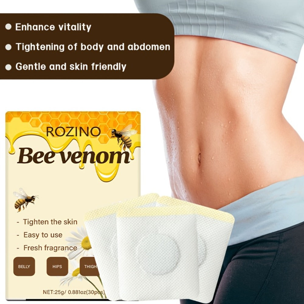 Belly Button Firming Patches 60 Pcs - Bee Venom Natural Botanical Navel Patches with Long-Lasting Adhesion, Body Toning & Wellness Patches for All Skin Types, Daily Body Care - product image 2