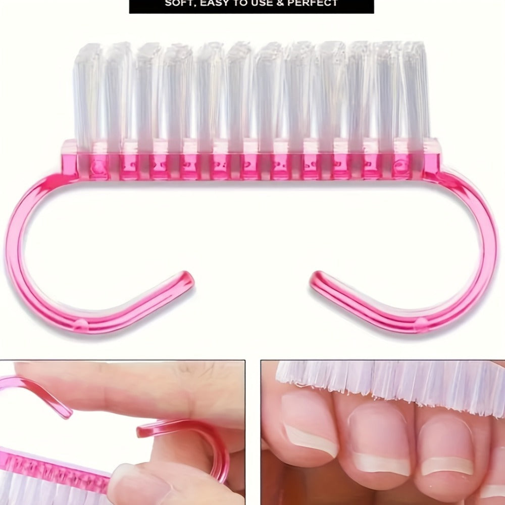 Acrylic Nail Kit 23-in-1 Complete Set with 12 Glitter Colors White & Pink Powder - DIY Nail Extension System No Glue No Liquid Needed for Beginners & Pros, Home Salon Manicure Kit  - product image 6
