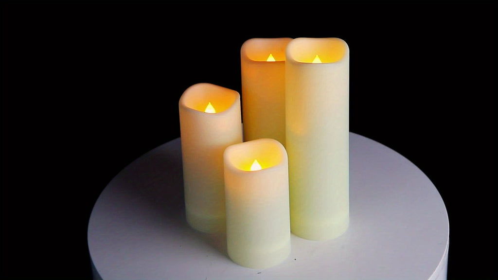 Flameless LED Candles 24pcs with 4 Remote Controls Timer Waterproof IP44 Battery Operated 4 5 6 Inch Warm White for Wedding Halloween Home Decor Indoor Outdoor - product image 10