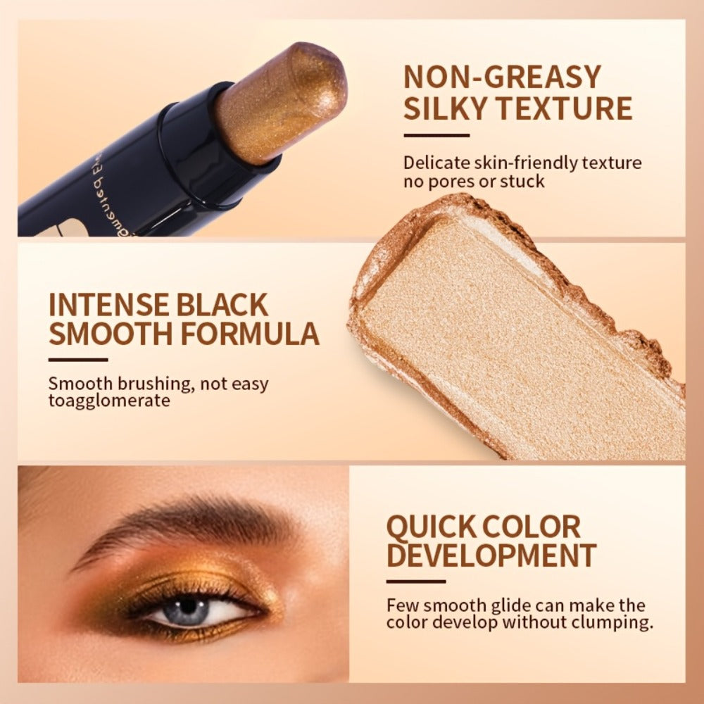 Waterproof Eyeshadow Pencil Set 6 Colors — Metallic & Matte Glitter Highlight Eyeliner Crayons, Long-Lasting Smudge-Proof Eye Makeup, No-Brush Multifunctional Sticks for Women, Neu - product image 4