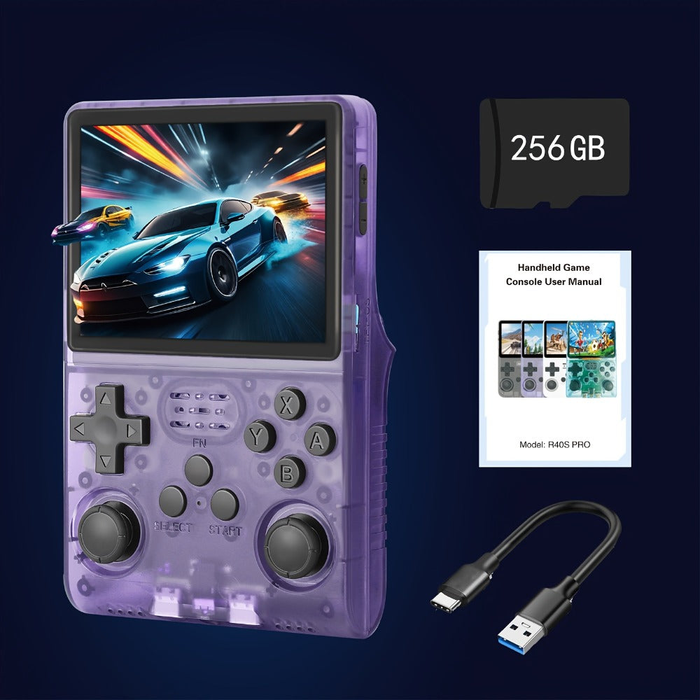 R40S PRO Handheld Retro Game Console 256GB | 3.5 Inch IPS Screen Portable Emulator with Linux System, Pocket Video Game Player for Travel, Christmas & Birthday - product image 4